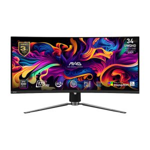 MSI MAG 34″ UWQHD Curved Gaming Monitor